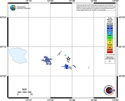 Mappa MCS - territori località