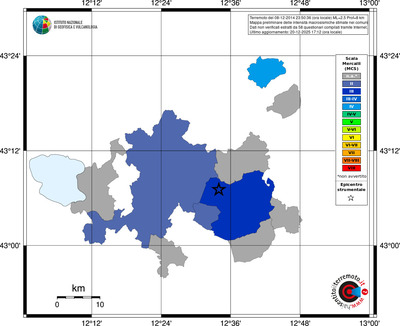Mappa MCS - territori comuni
