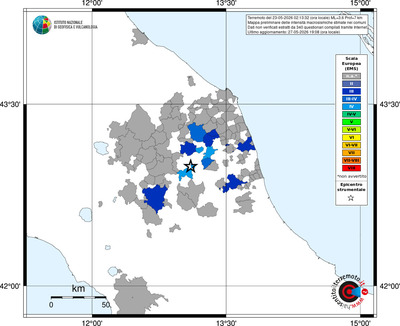 Mappa EMS - territori comuni