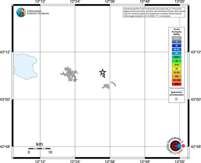 Mappa EMS - territori località