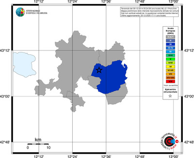 Mappa EMS - territori comuni