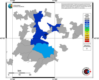 Mappa EMS - territori comuni