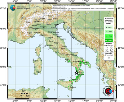 Mappa comuni con almeno 3 questionari