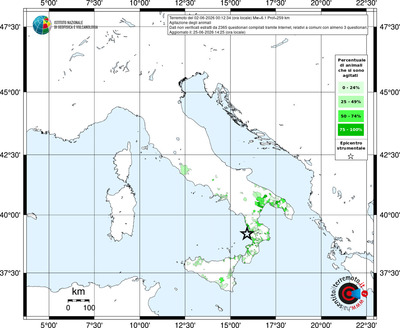 Mappa territorio comunale con almeno 3 questionari