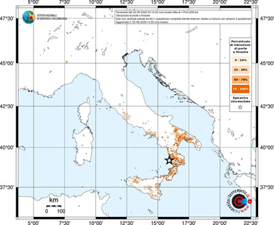 Mappa territorio comunale con almeno 3 questionari