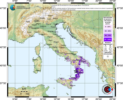 Mappa comuni con almeno 3 questionari