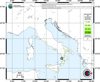 Mappa territorio comunale con almeno 3 questionari