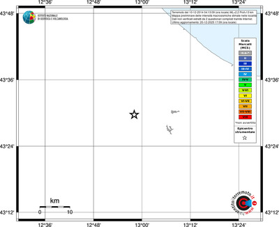 Mappa MCS - territori località