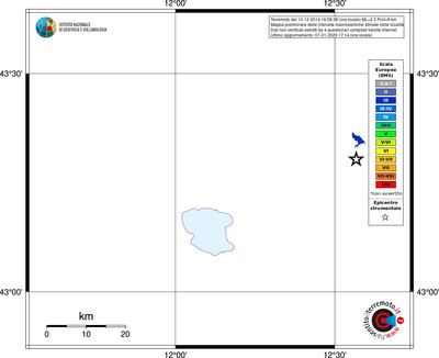 Mappa EMS - territori località