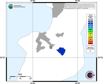 Mappa EMS - territori comuni