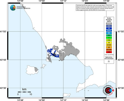 Mappa EMS - territori località