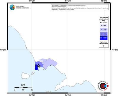 Mappa territorio comunale con almeno 3 questionari