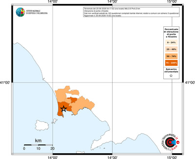 Mappa territorio comunale con almeno 3 questionari