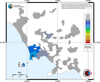 Mappa MCS - territori comuni