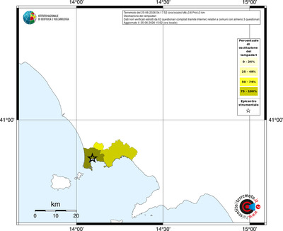 Mappa territorio comunale con almeno 3 questionari