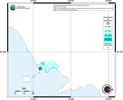 Mappa territorio comunale con almeno 3 questionari