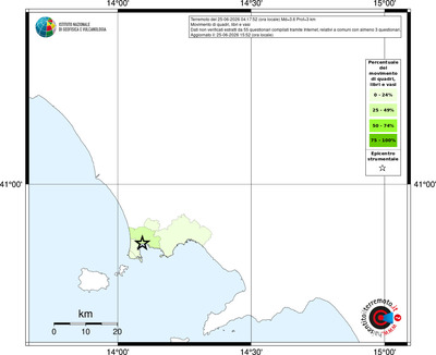 Mappa territorio comunale con almeno 3 questionari