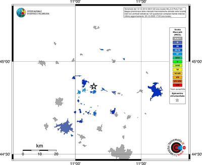 Mappa MCS - territori località