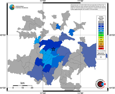Mappa MCS - territori comuni
