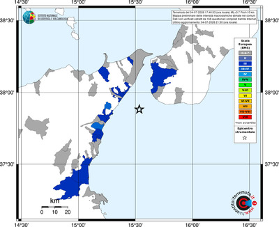 Mappa EMS - territori comuni