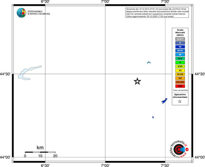 Mappa MCS - territori località