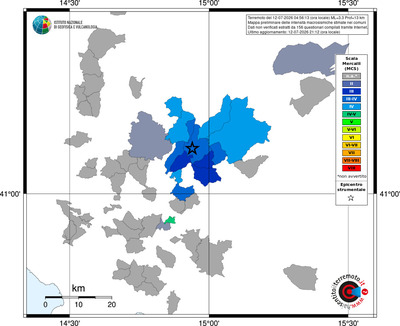 Mappa MCS - territori comuni