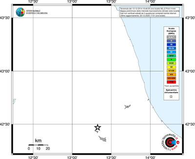 Mappa EMS - territori località