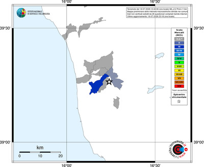 Mappa MCS - territori comuni