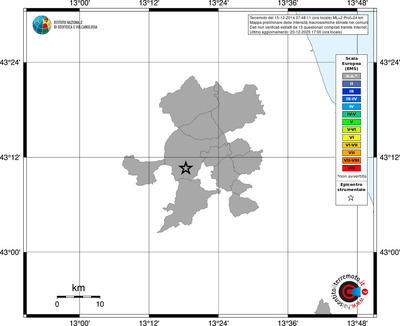 Mappa EMS - territori comuni