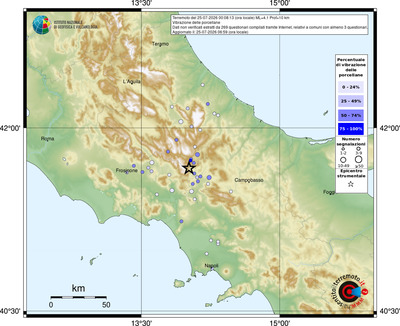 Mappa comuni con almeno 3 questionari