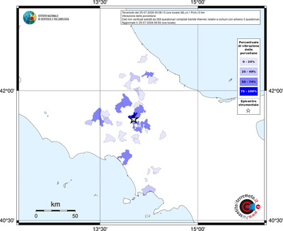 Mappa territorio comunale con almeno 3 questionari