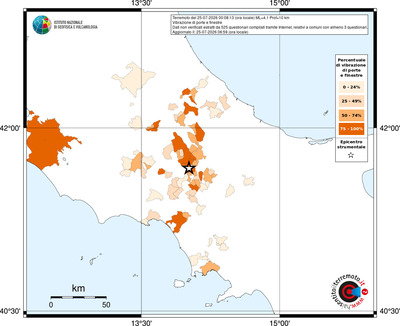 Mappa territorio comunale con almeno 3 questionari
