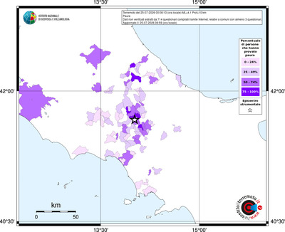 Mappa territorio comunale con almeno 3 questionari