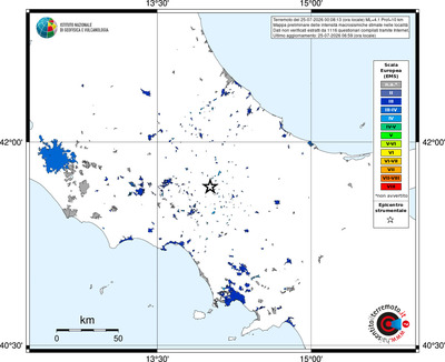 Mappa EMS - territori località