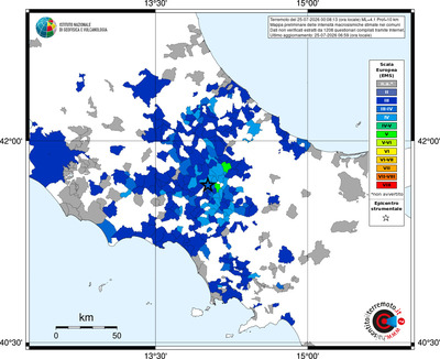 Mappa EMS - territori comuni