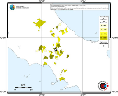 Mappa territorio comunale con almeno 3 questionari