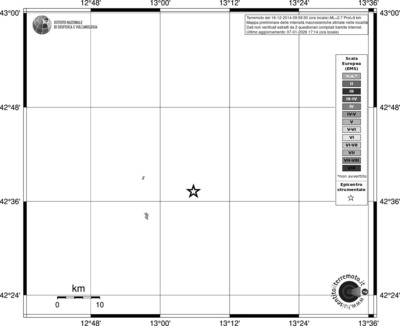 Mappa EMS - territori località