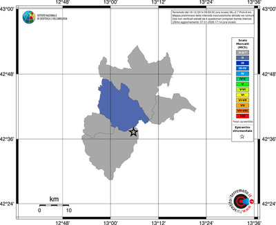 Mappa MCS - territori comuni