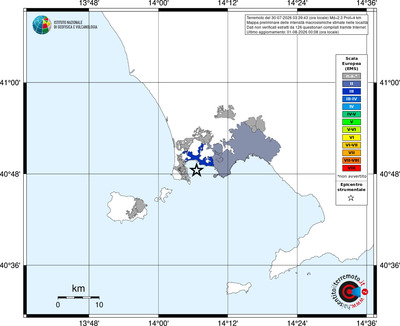 Mappa EMS - territori località