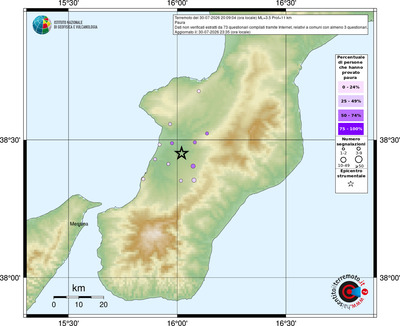 Mappa comuni con almeno 3 questionari