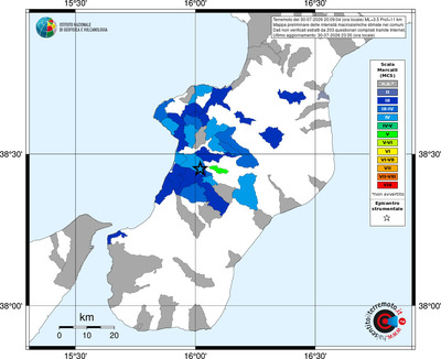 Mappa MCS - territori comuni