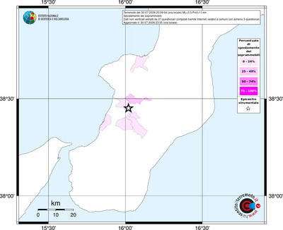 Mappa territorio comunale con almeno 3 questionari