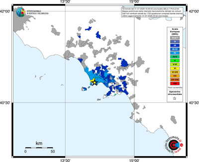 Mappa EMS - territori comuni