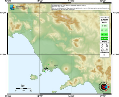 Mappa comuni con almeno 3 questionari