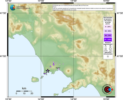 Mappa comuni con almeno 3 questionari