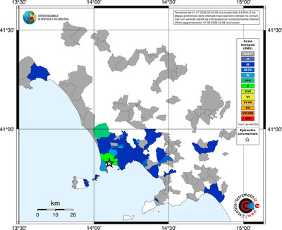 Mappa EMS - territori comuni