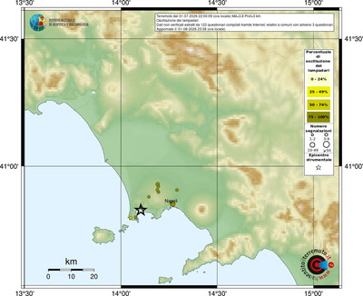 Mappa comuni con almeno 3 questionari