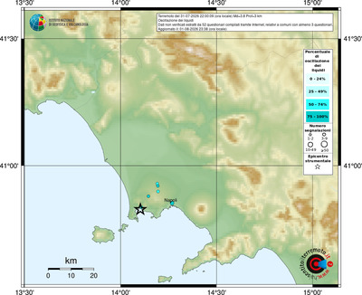 Mappa comuni con almeno 3 questionari