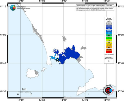 Mappa EMS - territori località