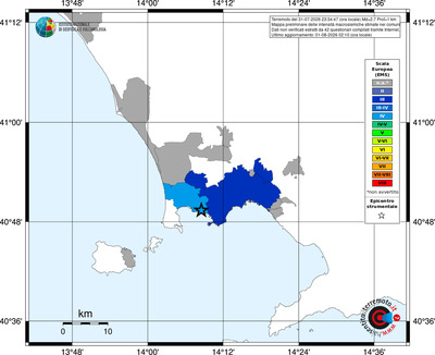Mappa EMS - territori comuni